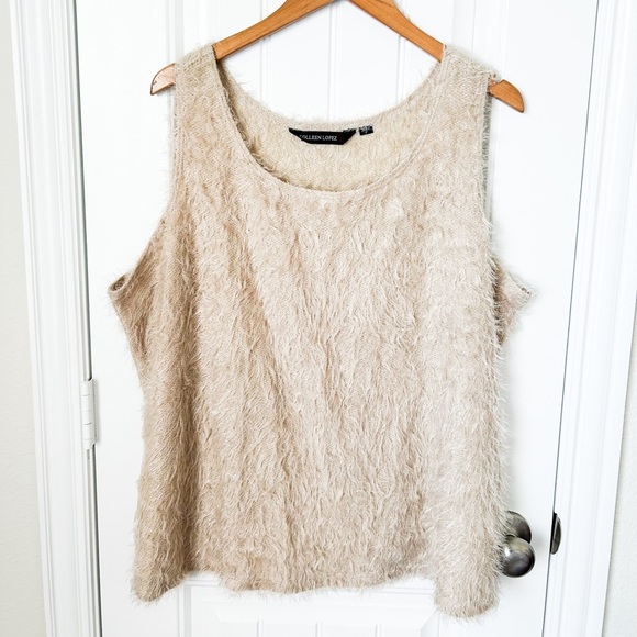 Colleen Lopez Shag Tank Top Size 3X - Picture 1 of 2